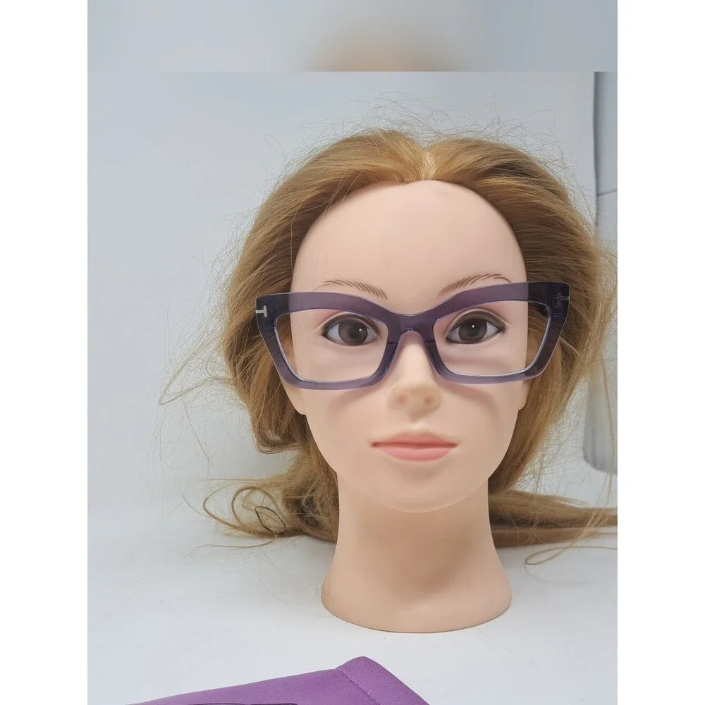 Tom Ford Women's Frames Glasses Purple Translucent Cat-Eye TF 5766-B 54-19-140